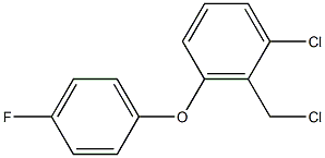 1-chloro-2-(chloromethyl)-3-(4-fluorophenoxy)benzene Structure