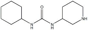 1-cyclohexyl-3-piperidin-3-ylurea 구조식 이미지