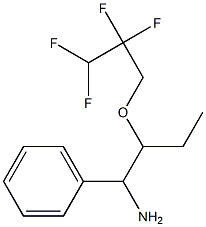 1-phenyl-2-(2,2,3,3-tetrafluoropropoxy)butan-1-amine 구조식 이미지