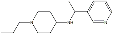 1-propyl-N-[1-(pyridin-3-yl)ethyl]piperidin-4-amine Structure