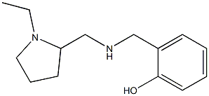 2-({[(1-ethylpyrrolidin-2-yl)methyl]amino}methyl)phenol Structure