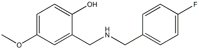 2-({[(4-fluorophenyl)methyl]amino}methyl)-4-methoxyphenol Structure