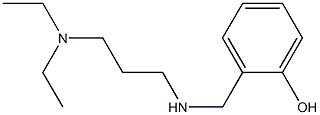 2-({[3-(diethylamino)propyl]amino}methyl)phenol Structure