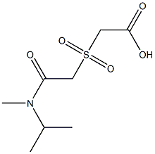 2-({[methyl(propan-2-yl)carbamoyl]methane}sulfonyl)acetic acid Structure