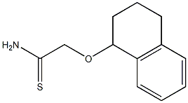 2-(1,2,3,4-tetrahydronaphthalen-1-yloxy)ethanethioamide Structure