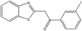 2-(1,3-benzothiazol-2-yl)-1-(3-iodophenyl)ethan-1-one 구조식 이미지