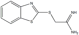 2-(1,3-benzothiazol-2-ylsulfanyl)ethanimidamide 구조식 이미지