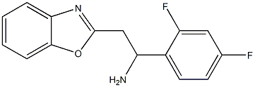 2-(1,3-benzoxazol-2-yl)-1-(2,4-difluorophenyl)ethan-1-amine 구조식 이미지