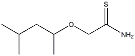 2-(1,3-dimethylbutoxy)ethanethioamide Structure