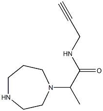 2-(1,4-diazepan-1-yl)-N-(prop-2-yn-1-yl)propanamide 구조식 이미지