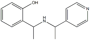 2-(1-{[1-(pyridin-4-yl)ethyl]amino}ethyl)phenol Structure