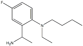 2-(1-aminoethyl)-N-butyl-N-ethyl-4-fluoroaniline 구조식 이미지