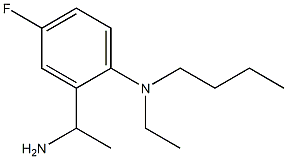 2-(1-aminoethyl)-N-butyl-N-ethyl-4-fluoroaniline Structure