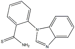 2-(1H-1,3-benzodiazol-1-yl)benzene-1-carbothioamide 구조식 이미지