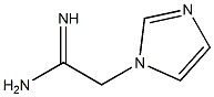 2-(1H-imidazol-1-yl)ethanimidamide 구조식 이미지