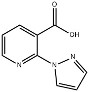 2-(1H-pyrazol-1-yl)pyridine-3-carboxylic acid 구조식 이미지