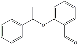 2-(1-phenylethoxy)benzaldehyde Structure