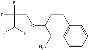 2-(2,2,3,3-tetrafluoropropoxy)-1,2,3,4-tetrahydronaphthalen-1-amine Structure