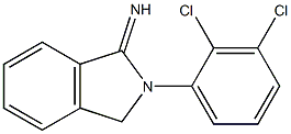 2-(2,3-dichlorophenyl)-2,3-dihydro-1H-isoindol-1-imine 구조식 이미지