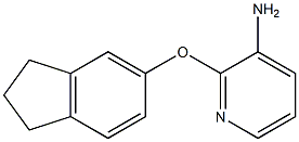 2-(2,3-dihydro-1H-inden-5-yloxy)pyridin-3-amine Structure