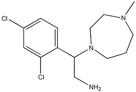 2-(2,4-dichlorophenyl)-2-(4-methyl-1,4-diazepan-1-yl)ethan-1-amine 구조식 이미지