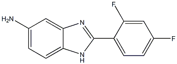2-(2,4-difluorophenyl)-1H-benzimidazol-5-amine Structure