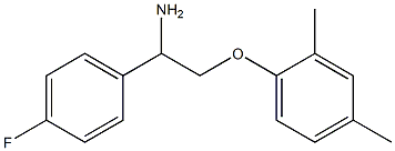 2-(2,4-dimethylphenoxy)-1-(4-fluorophenyl)ethanamine Structure