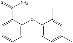 2-(2,4-dimethylphenoxy)benzene-1-carbothioamide Structure