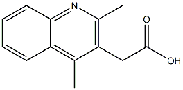 2-(2,4-dimethylquinolin-3-yl)acetic acid Structure