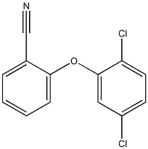 2-(2,5-dichlorophenoxy)benzonitrile 구조식 이미지