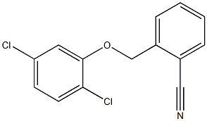 2-(2,5-dichlorophenoxymethyl)benzonitrile 구조식 이미지