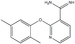 2-(2,5-dimethylphenoxy)pyridine-3-carboximidamide Structure