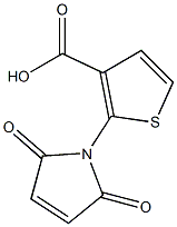 2-(2,5-dioxo-2,5-dihydro-1H-pyrrol-1-yl)thiophene-3-carboxylic acid 구조식 이미지