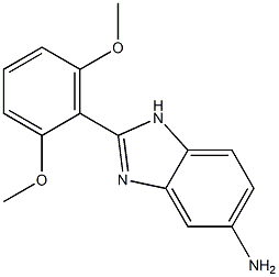 2-(2,6-dimethoxyphenyl)-1H-benzimidazol-5-amine Structure