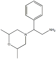 2-(2,6-dimethylmorpholin-4-yl)-2-phenylethan-1-amine 구조식 이미지