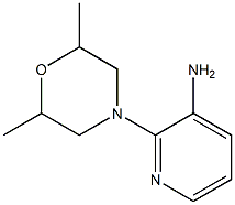 2-(2,6-dimethylmorpholin-4-yl)pyridin-3-amine 구조식 이미지