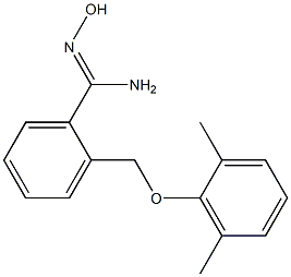 2-(2,6-dimethylphenoxymethyl)-N'-hydroxybenzene-1-carboximidamide Structure