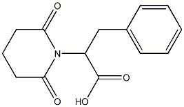 2-(2,6-dioxopiperidin-1-yl)-3-phenylpropanoic acid 구조식 이미지