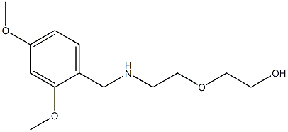 2-(2-{[(2,4-dimethoxyphenyl)methyl]amino}ethoxy)ethan-1-ol Structure