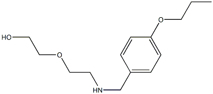 2-(2-{[(4-propoxyphenyl)methyl]amino}ethoxy)ethan-1-ol 구조식 이미지