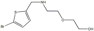 2-(2-{[(5-bromothiophen-2-yl)methyl]amino}ethoxy)ethan-1-ol 구조식 이미지