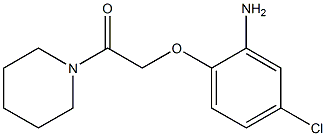 2-(2-amino-4-chlorophenoxy)-1-(piperidin-1-yl)ethan-1-one Structure