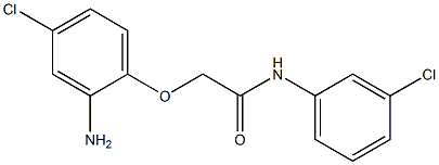 2-(2-amino-4-chlorophenoxy)-N-(3-chlorophenyl)acetamide Structure