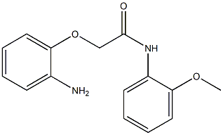 2-(2-aminophenoxy)-N-(2-methoxyphenyl)acetamide 구조식 이미지