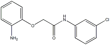 2-(2-aminophenoxy)-N-(3-chlorophenyl)acetamide Structure