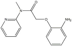 2-(2-aminophenoxy)-N-methyl-N-(pyridin-2-yl)acetamide Structure