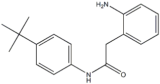 2-(2-aminophenyl)-N-(4-tert-butylphenyl)acetamide 구조식 이미지