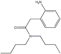 2-(2-aminophenyl)-N,N-dibutylacetamide 구조식 이미지