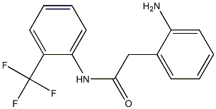 2-(2-aminophenyl)-N-[2-(trifluoromethyl)phenyl]acetamide 구조식 이미지