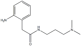 2-(2-aminophenyl)-N-[3-(dimethylamino)propyl]acetamide 구조식 이미지